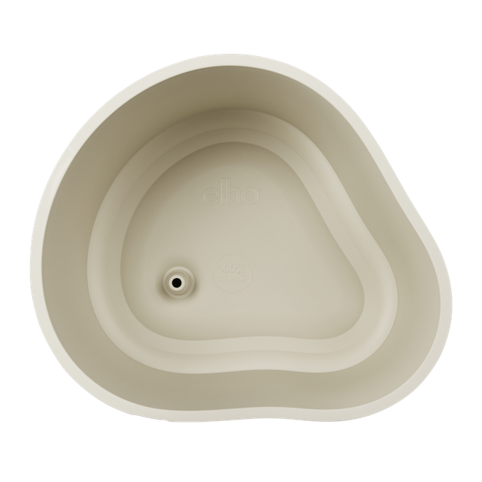 eden 25cm linen white